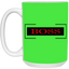 Boss-15oz White Mug