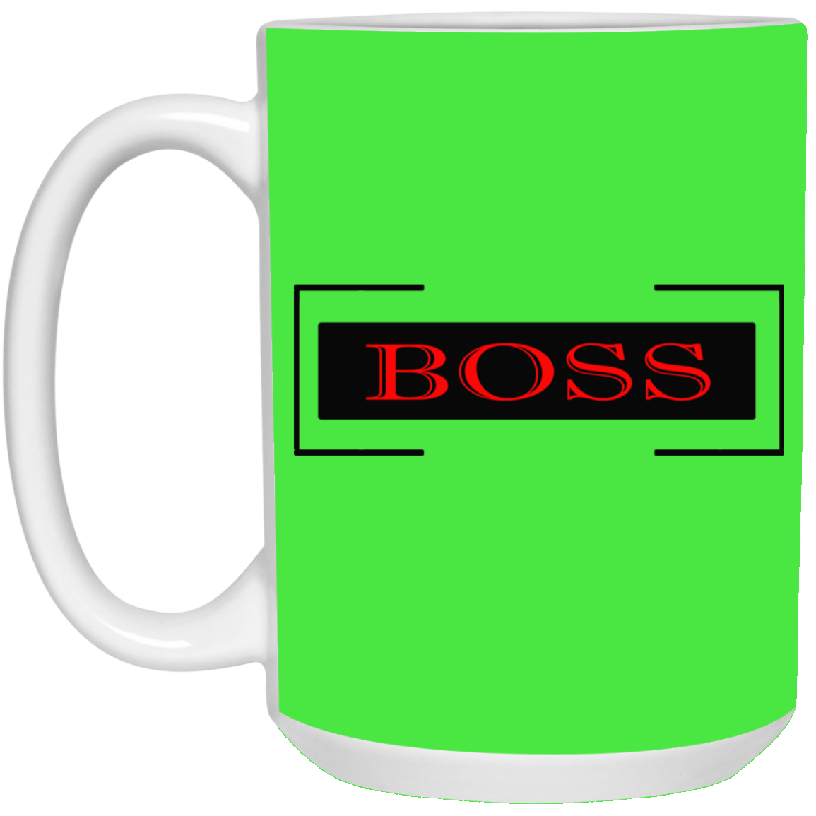 Boss-15oz White Mug