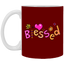 Blessed Flowers-11oz White Mug