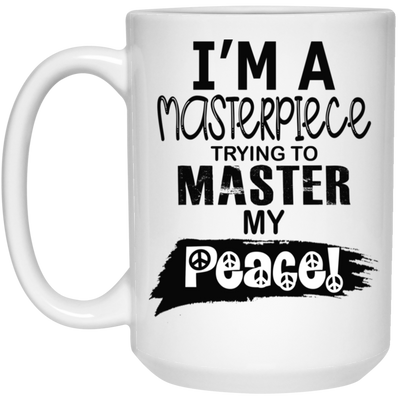 Master Peace-Black-15oz White Mug