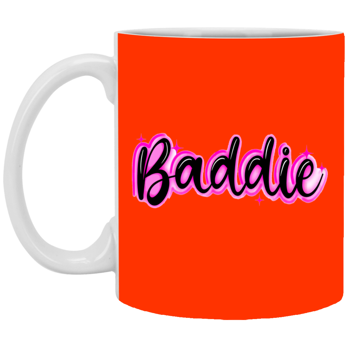 Baddie Gradient-11oz White Mug