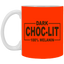 Dark Choc-Lit-11oz White Mug