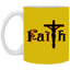 Faith-11oz White Mug
