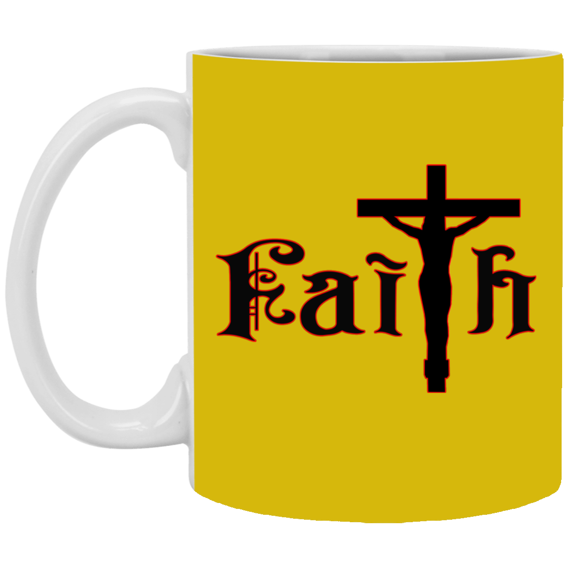 Faith-11oz White Mug