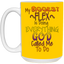 Biggest Flex-15oz White Mug