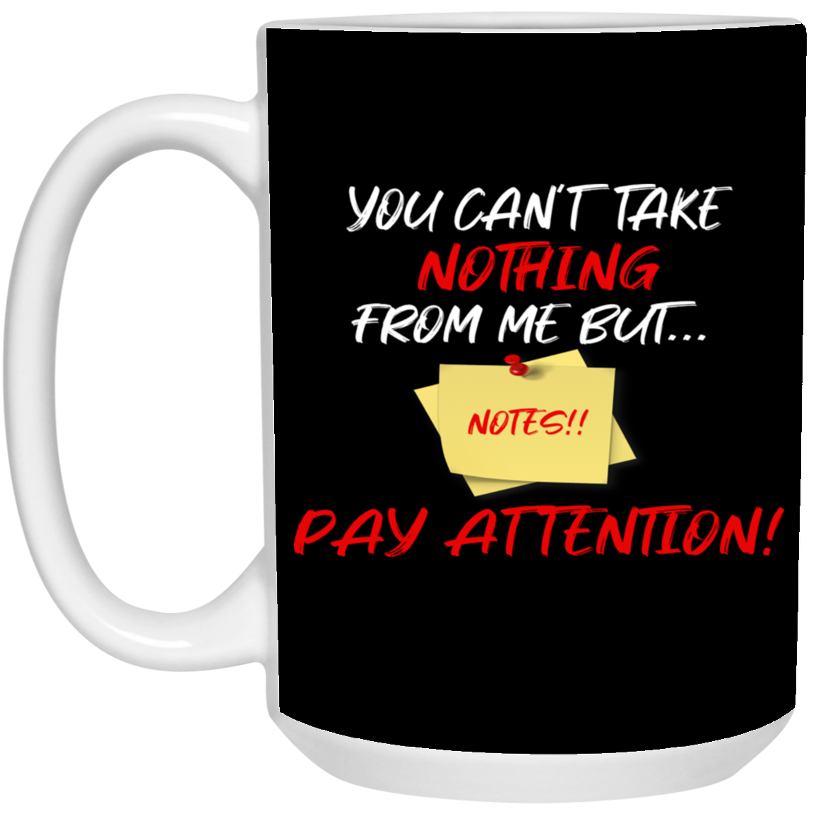 Notes-15oz White Mug