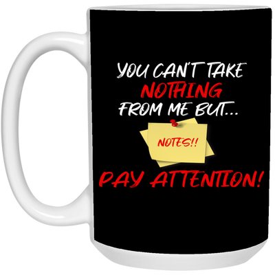 Notes-15oz White Mug