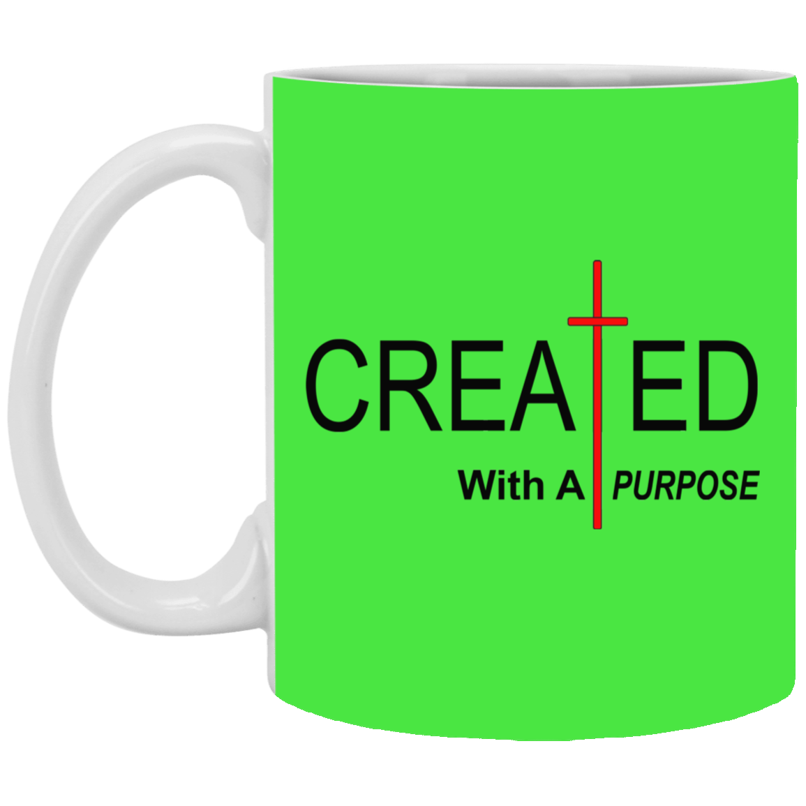 Created With Purpose-11oz White Mug