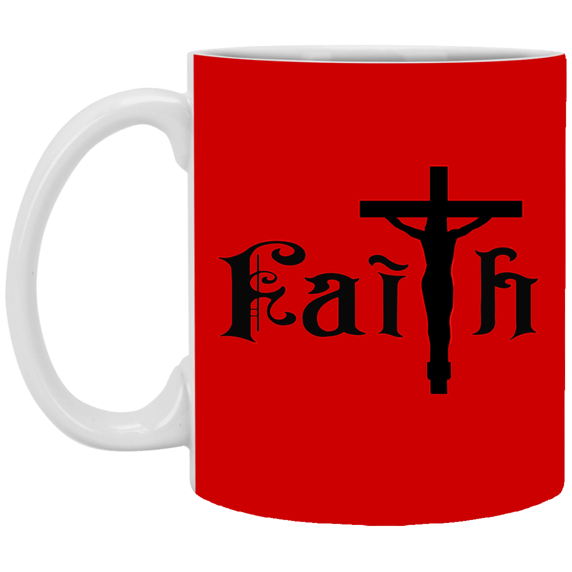 Faith-11oz White Mug