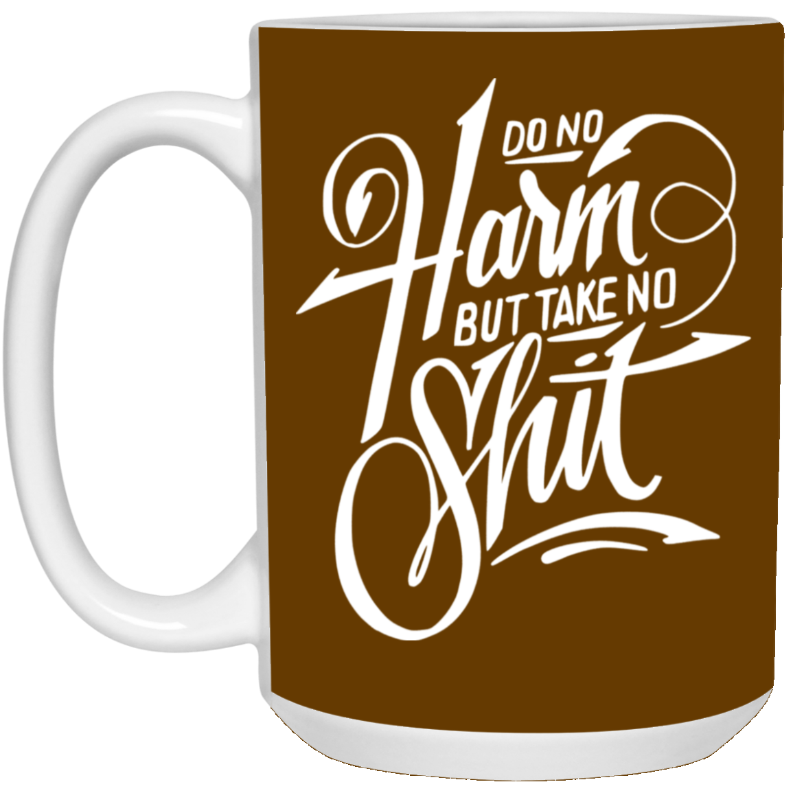 No Harm-15oz White Mug