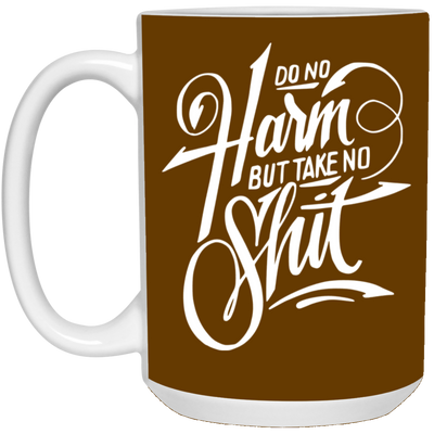 No Harm-15oz White Mug
