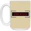 Boss-15oz White Mug