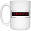Boss-15oz White Mug