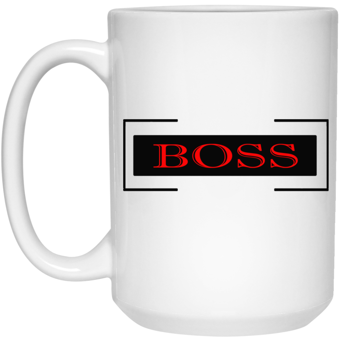 Boss-15oz White Mug