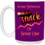 A Snack-15oz White Mug