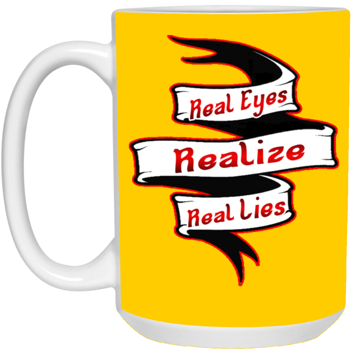 Real Eyes-15oz White Mug