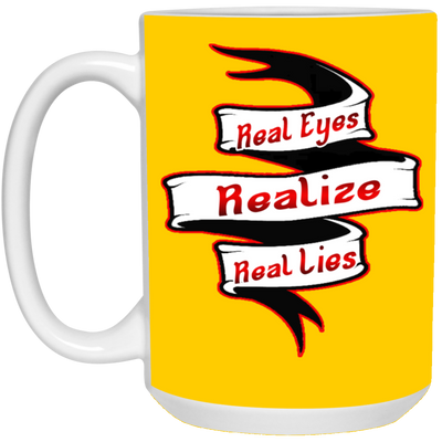 Real Eyes-15oz White Mug