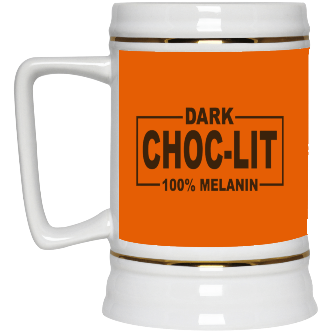 Dark Choc-Lit-Beer Stein 22oz.