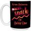 A Snack-15oz White Mug