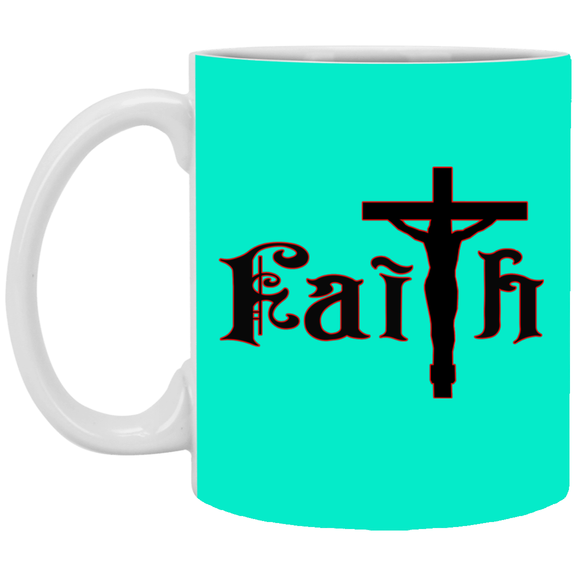 Faith-11oz White Mug