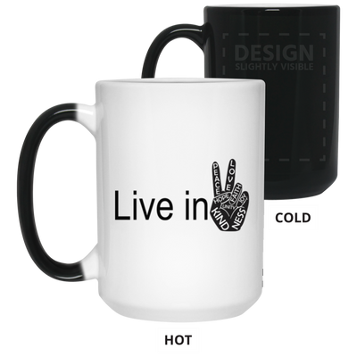 Hand Peace-15oz Color Changing Mug