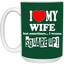 Square Up-Wife-15oz White Mug