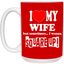 Square Up-Wife-15oz White Mug