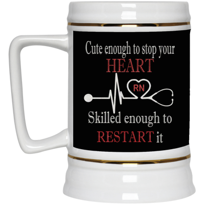 Stop Heart-Beer Stein 22oz.