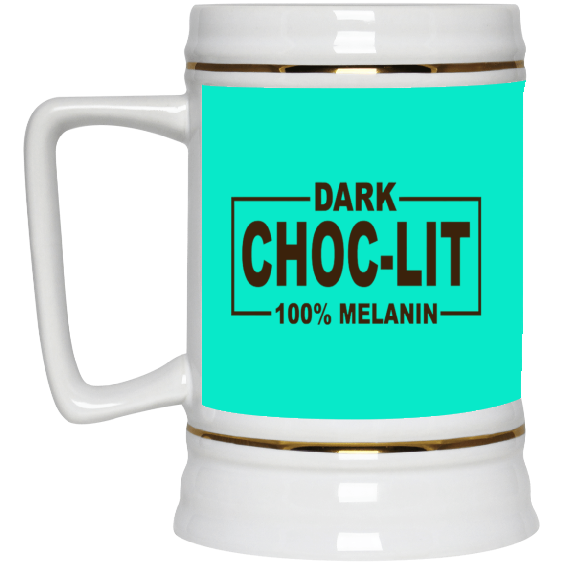 Dark Choc-Lit-Beer Stein 22oz.