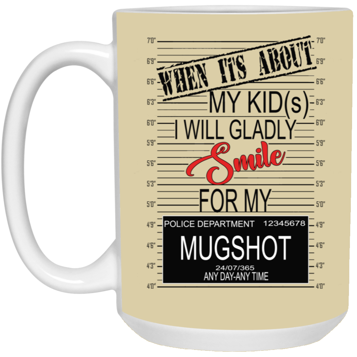 Mugshot-15oz White Mug