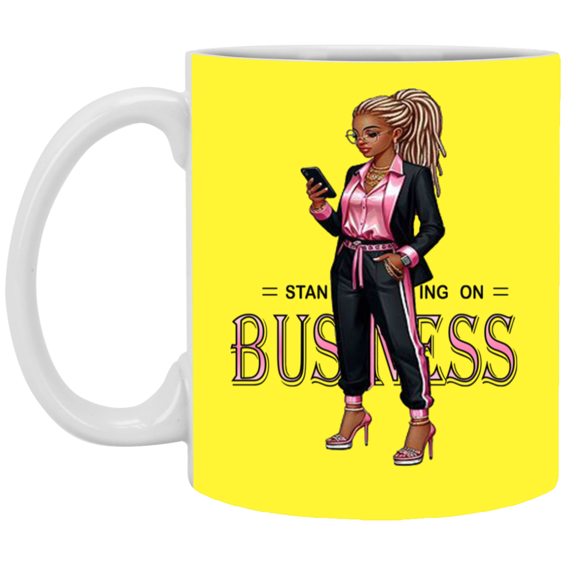 Standing on Business-Dreads-11oz White Mug