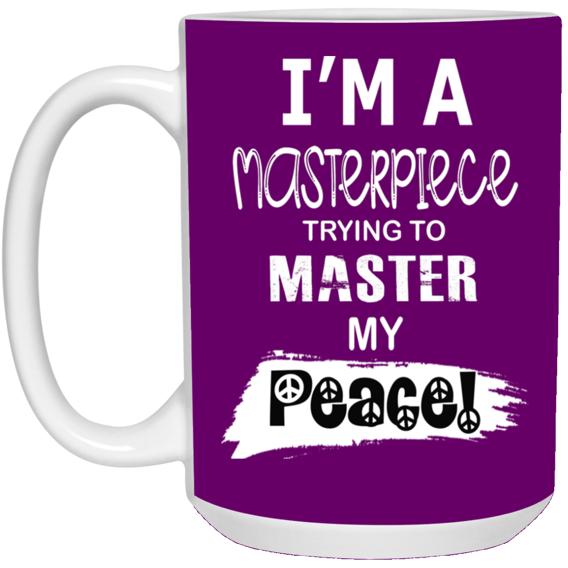 Master Peace-15oz White Mug