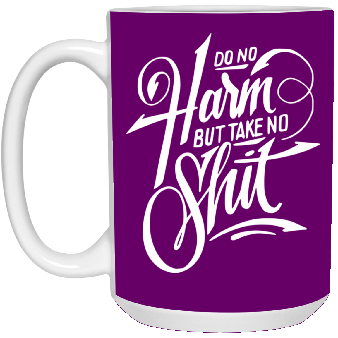 No Harm-15oz White Mug