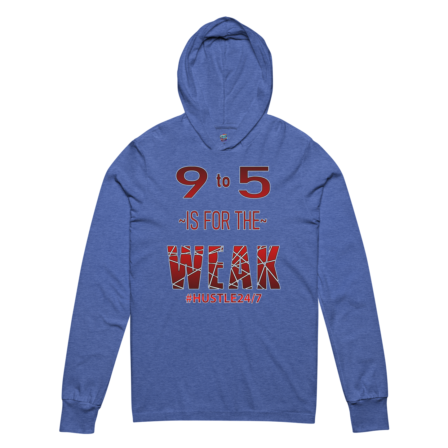 9 to 5-Hooded Long-Sleeve Premium Tee