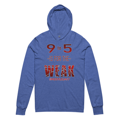 9 to 5-Hooded Long-Sleeve Premium Tee